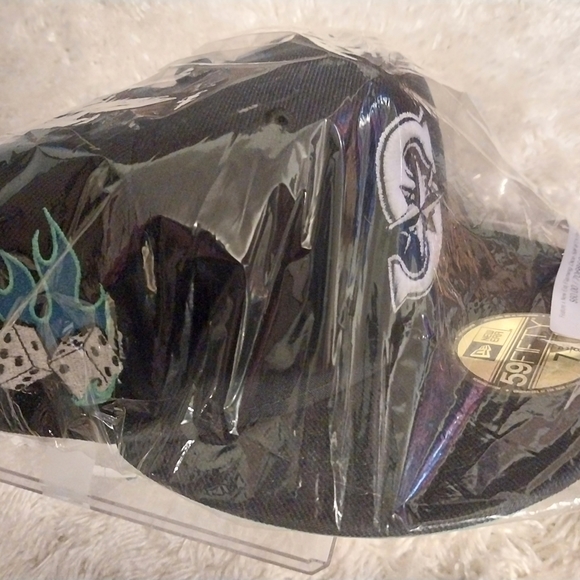 Feature × New Era 59Fifty - Seattle Mariners size 7 5/8 - Picture 1 of 5